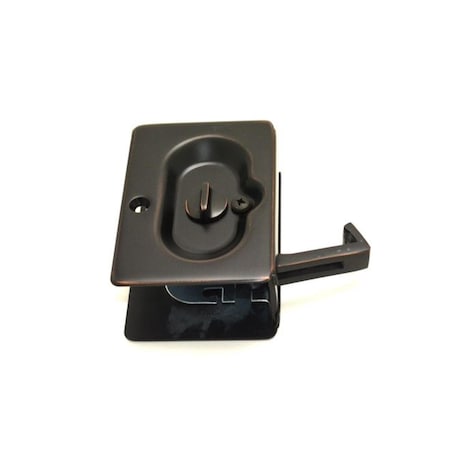 Patioplus Privacy Pocket Door Lock, Oil Rubbed Bronze PA1634153